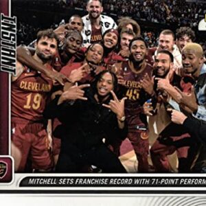 2022-23 Panini Instant NBA #77 Donovan Mitchell Basketball Card - Breaks Cavaliers Record with 71-Point Game