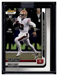 brock purdy rc 2022 panini instant /1579 rookie #148 49ers mt-mt+ nfl football
