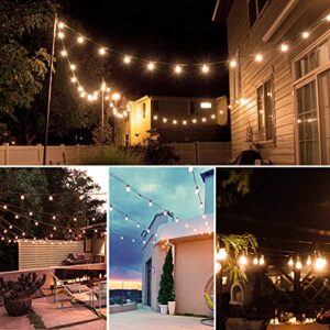 alitade S14 LED Outdoor String Lights, Shatterproof IP65 7 Pack x 27Ft (Maximum 918Ft) Outdoor Lights for Patio Lights Outdoor Waterproof, Outside Lights for Outdoor Lighting, Edison Vintage Backyard…