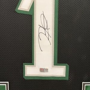 Jalen Hurts Autographed Hand Signed Custom Framed Philadelphia Eagles Jersey - Tristar COA