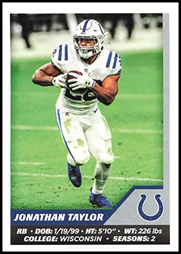 2021 Panini Stickers #188 Jonathan Taylor Indianapolis Colts NFL Football Mini Sticker Trading Card