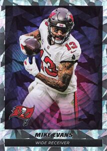 2021 panini stickers #472 mike evans foil tampa bay buccaneers nfl football mini sticker trading card
