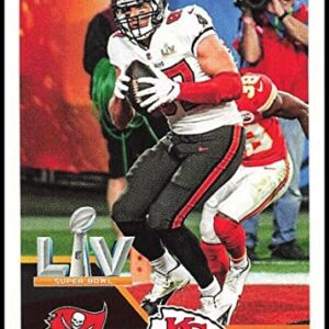 2021 Panini Stickers #18 Rob Gronkowski Super Bowl LV NFL Football Mini Sticker Trading Card