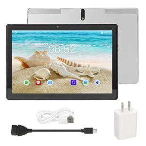 Jaerb HD Tablet, 100-240V 10.1in Tablet 8MP Front 20MP Rear for Android8.1 for Drawing (US Plug)