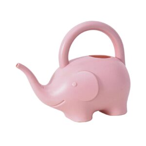 JISADER Cute Watering Can, Modern 1L Long Mouth Animal Shape Watering Tool, Portable Elephant Watering Can for Yard, Decorative and Functional Watering Can, for Home Outdoor Patio Bonsai