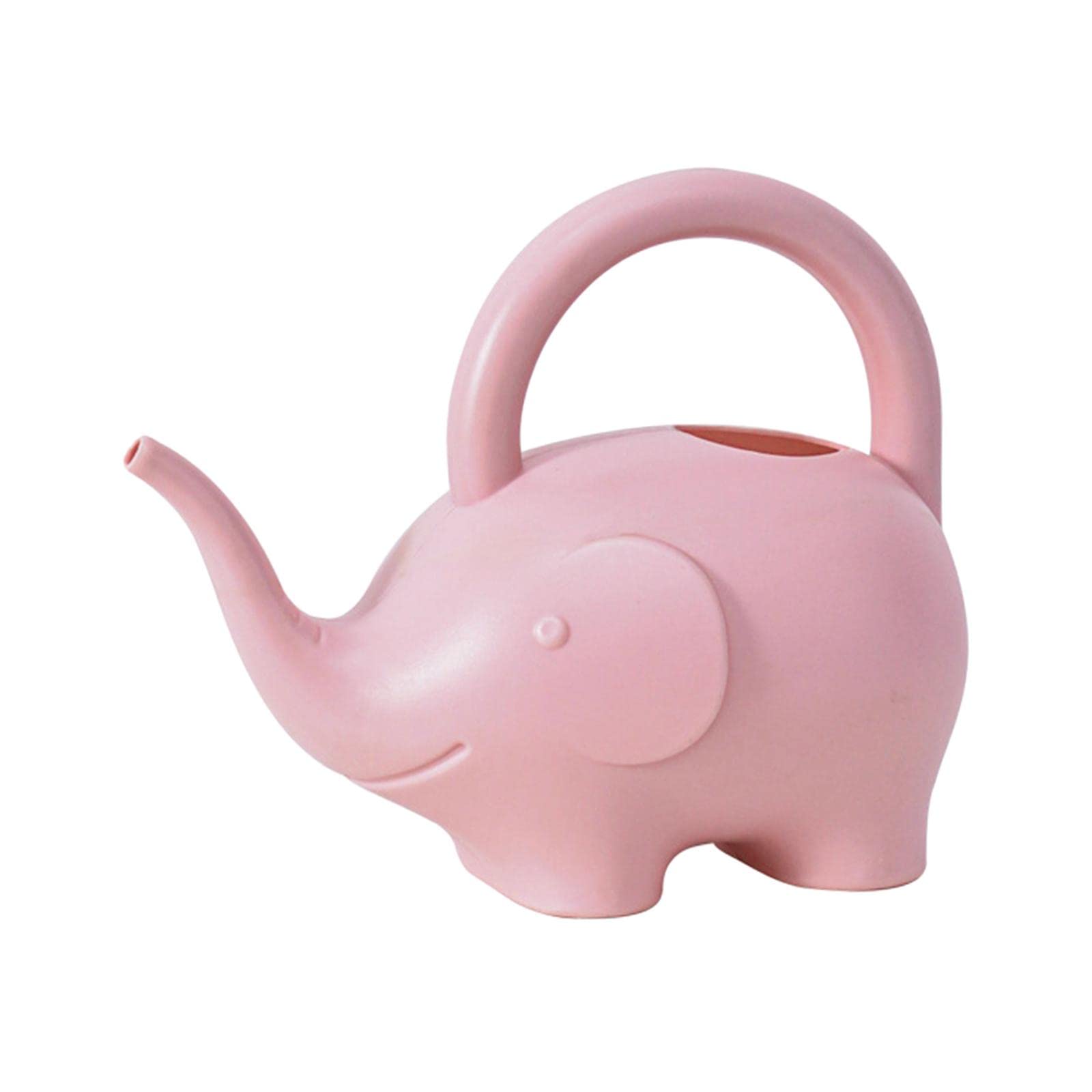 JISADER Cute Watering Can, Modern 1L Long Mouth Animal Shape Watering Tool, Portable Elephant Watering Can for Yard, Decorative and Functional Watering Can, for Home Outdoor Patio Bonsai