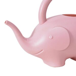 JISADER Cute Watering Can, Modern 1L Long Mouth Animal Shape Watering Tool, Portable Elephant Watering Can for Yard, Decorative and Functional Watering Can, for Home Outdoor Patio Bonsai