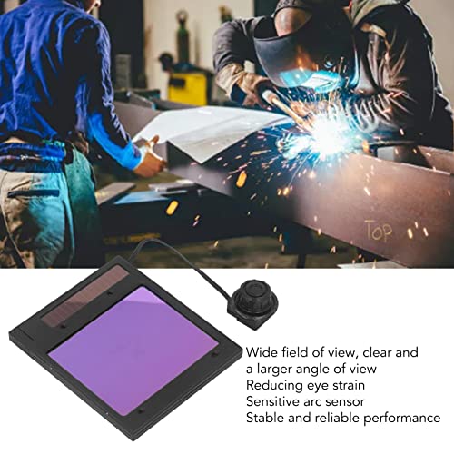 Welding Helmet Lens, Sensitive Arc Sensor, Industrial Use Protective Auto Darkening Welding Filter for Welders