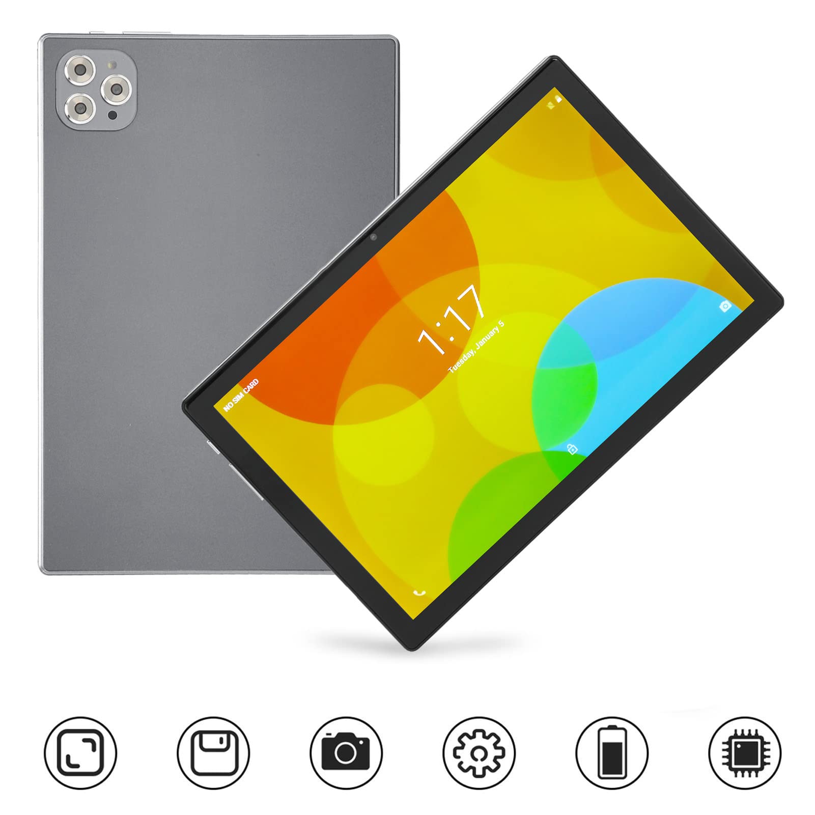 VINGVO Travel Tablet PC 100-240V with 10.1 Inch Tablet, OctaCore Processor and Long Battery Life (US Plug)