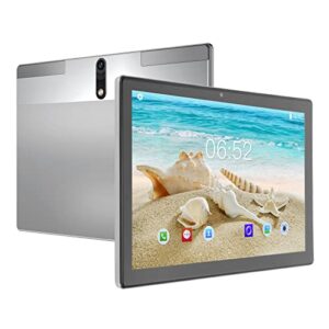 10.1in tablet, 1920x1200 resolution 8mp front 20mp rear octa core hd tablet for android8.1 for writing (us plug)