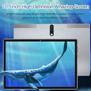 10.1in Tablet, 1920x1200 Resolution 8MP Front 20MP Rear Octa Core HD Tablet for Android8.1 for Writing (US Plug)