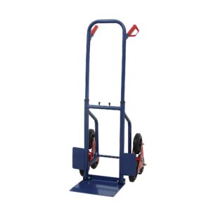 rjdoujin 440lbs heavy duty stair climbing moving dolly hand truck warehouse appliance cart blue