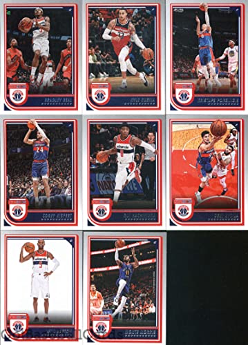 2022-23 Panini NBA Hoops Veteran Washington Wizards Team Set of 8 Cards: Bradley Beal(#112), Kyle Kuzma(#113), Kristaps Porzingis(#115), Corey Kispert(#116), Rui Hachimura(#117), Deni Avdija(#118), Will Barton(#188), Monte Morris(#190) - GotBaseballCards