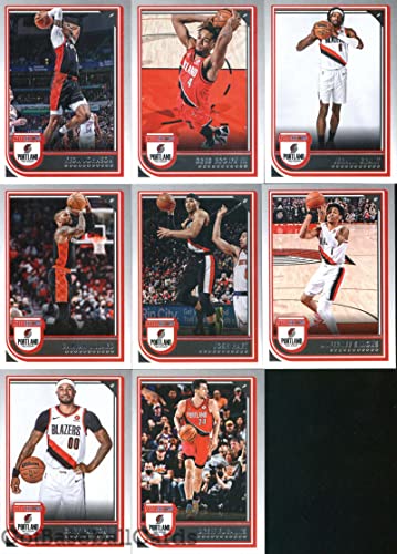 2022-23 Panini NBA Hoops Veteran Portland Trail Blazers Team Set of 8 Cards: Jerami Grant(#60), Damian Lillard(#208), Josh Hart(#209), Anfernee Simons(#210), Gary Payton II(#211), Drew Eubanks(#212), Keon Johnson(#213), Greg Brown III(#214) - GotBaseballC