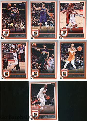 2022-23 Panini NBA Hoops Veteran Phoenix Suns Team Set of 7 Cards: Mikal Bridges(#163), Devin Booker(#164), Chris Paul(#165), Deandre Ayton(#166), Cameron Johnson(#167), Landry Shamet(#168), Jae Crowder(#169) - GotBaseballCards