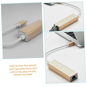 Mobestech 4pcs 1000mbps Adapter LAN Wired Adapter Gigabit LAN Network Adapter USB Ethernet Adapter LAN Internet Network Adapter USB to Ethernet Adapter External Accessories Abs