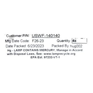 S212RL Replacement UV Lamp | Fits the VIQUA SQ-PA, SC1, & VT-1 Series UV Systems | Made in the USA, US Water Filters