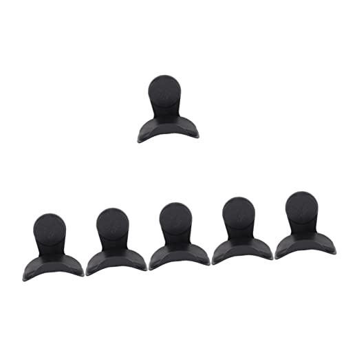 Parliky 6pcs Headphone Hanger Headset Sound Bar Stand Wall Clothes Rack Desk Hook Holder for Headphone Under Desk Hook for Headset Wall Hanger Rack Hook Desktop Wall Hanging TPU