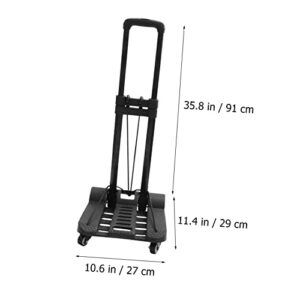 VILLFUL Foldable Dolly Utility Cart Foldable Rolling Cart Safe Dolly Hand Cart Foldable Luggage Cart Foldable Trolley Cart Foldable Hand Truck Hand Truck Foldable Portable