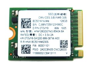 solid state drive hfm128gdgtng-85a0a compatible replacement spare part for sk hynix bc501a hfm128gdgtng 128gb m.2 2230 nvme pcie gen3 x4 ssd