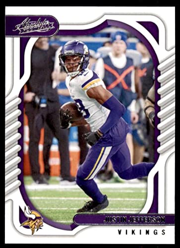 JUSTIN JEFFERSON 2022 Panini Absolute #89 NM+-MT+ NFL Football Vikings