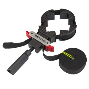 powertec 71017v quick release band clamp | woodworking frame clamping strap holder