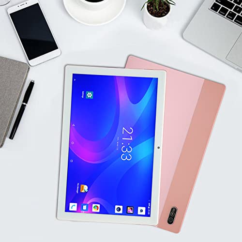 Zopsc P30 10.0inch Calling Tablet for Android 11.0-8GB+256GB 800W+1300W 1920 * 1200 MT6750 8 Core 2.0GHZ 8800mAh 100-240V Pink (EU Plug)