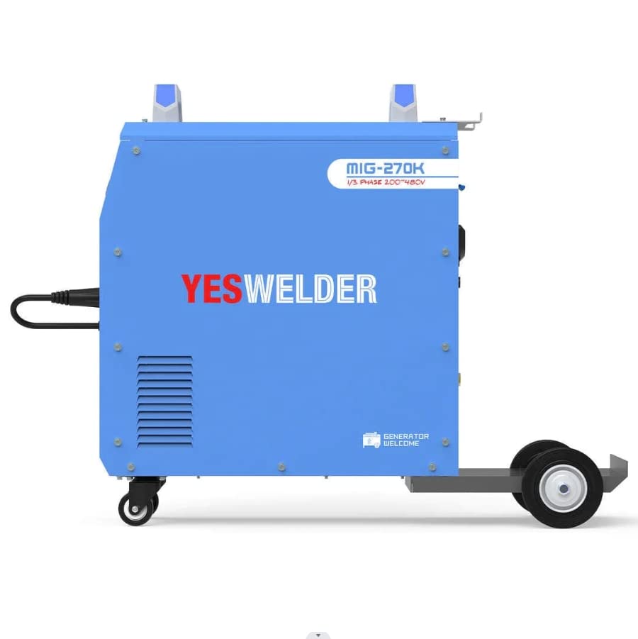 YESWELDER 270Amp Wide Voltage Multi-Process Welder MIG-270K Spool Gun Compatible Welder