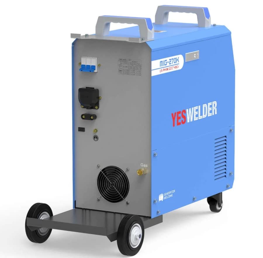 YESWELDER 270Amp Wide Voltage Multi-Process Welder MIG-270K Spool Gun Compatible Welder