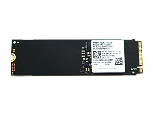 Solid State Drive MZVLQ256HAJD-00000 Compatible Replacement Spare Part for Samsung PM991 MZ-VLQ2560 256GB TLC M.2 2280 NVMe PCIe Gen3 x4 SSD