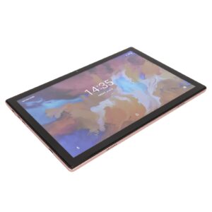 tablet pc, 10 inch tablet 10 inch ips screen octa core processor 6g ram 256g rom for travel (gold)
