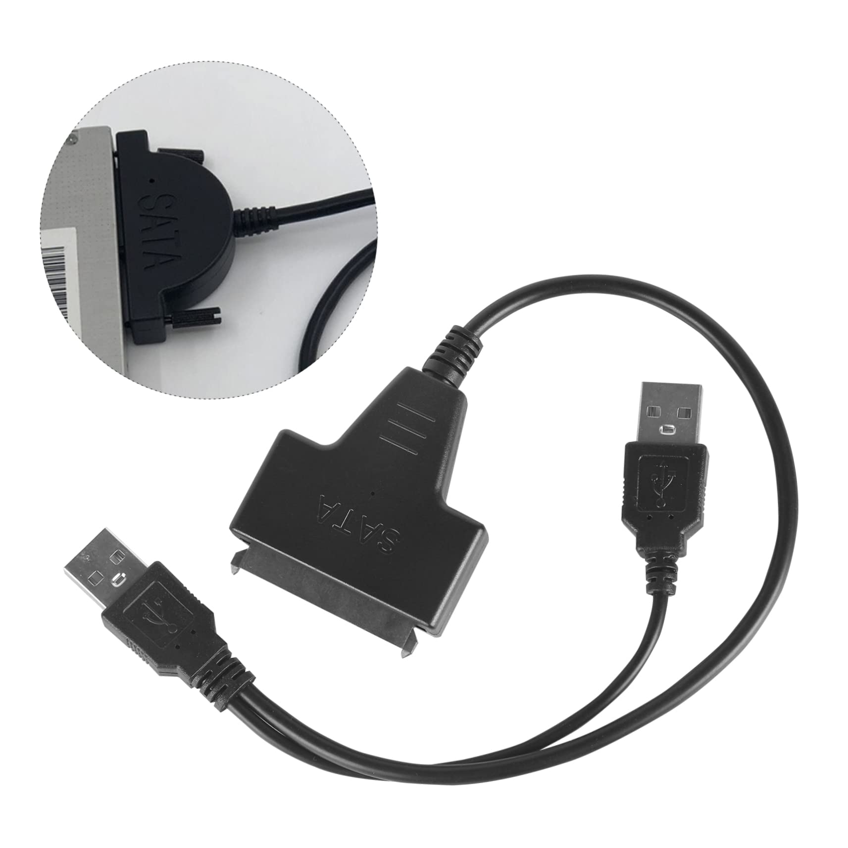 KOMBIUDA Hard Drive Cable USB to Connector Adapter USB Cables Laptop Hard Drive USB connectors USB to Wire USB to 3. 5 USB to Data Line to USB Cable USB a Cable Hard Disk Converter Copper