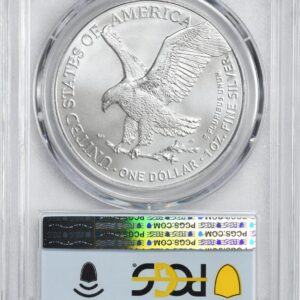 2023 P $1 American Silver Eagle Dollar, First Day of Issue PCGS MS69