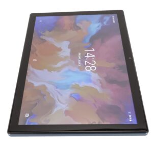 office tablet, 5g wifi 6gb ram 256gb rom hd tablet 100‑240v for gaming (blue)