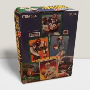 1991 fleer football sealed hobby box - 36 packs per box