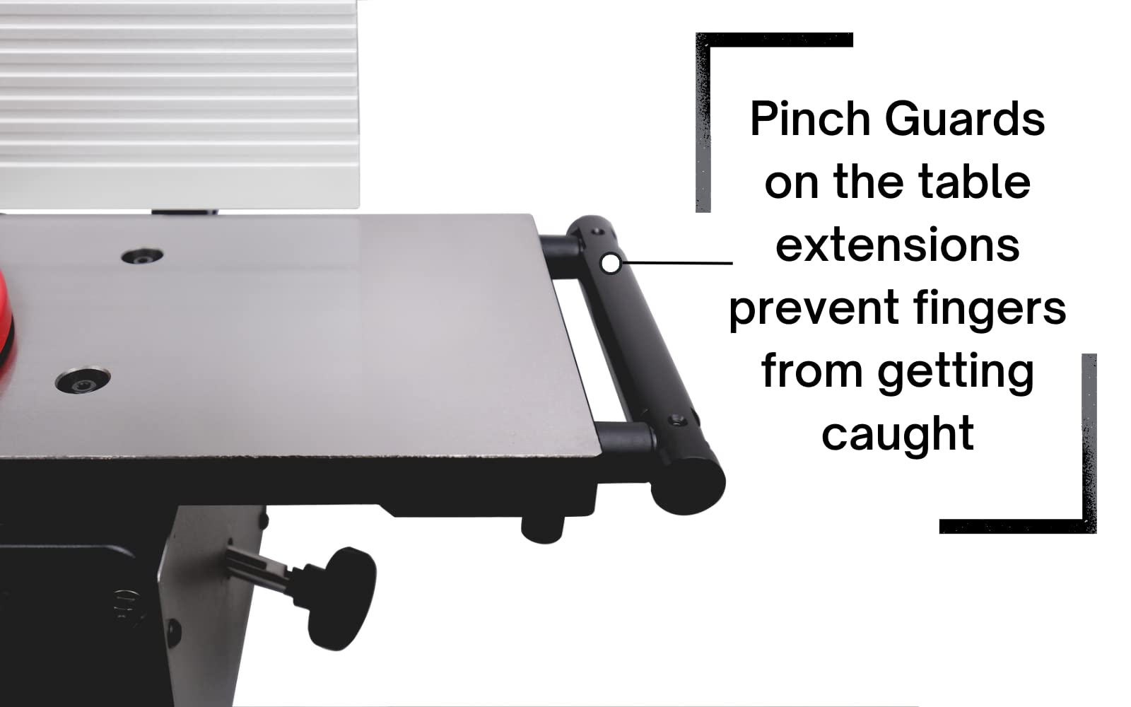 Cutech 40180HI 8-Inch Spiral Cutterhead Benchtop Jointer with Cast Iron Tables, 16 Tungsten Carbide Inserts, Extra Long 24" Fence and Additional Fence Brackets