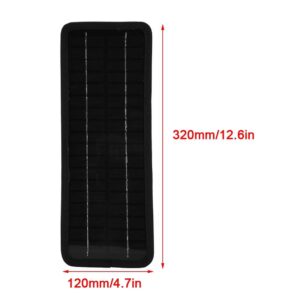 Solar Panel Power Battery Charger, 12V 4.5W, Portable Solar Trickle Charger, Emergency Charging Charger, for Car Battery Laptop Tablets Outdoors