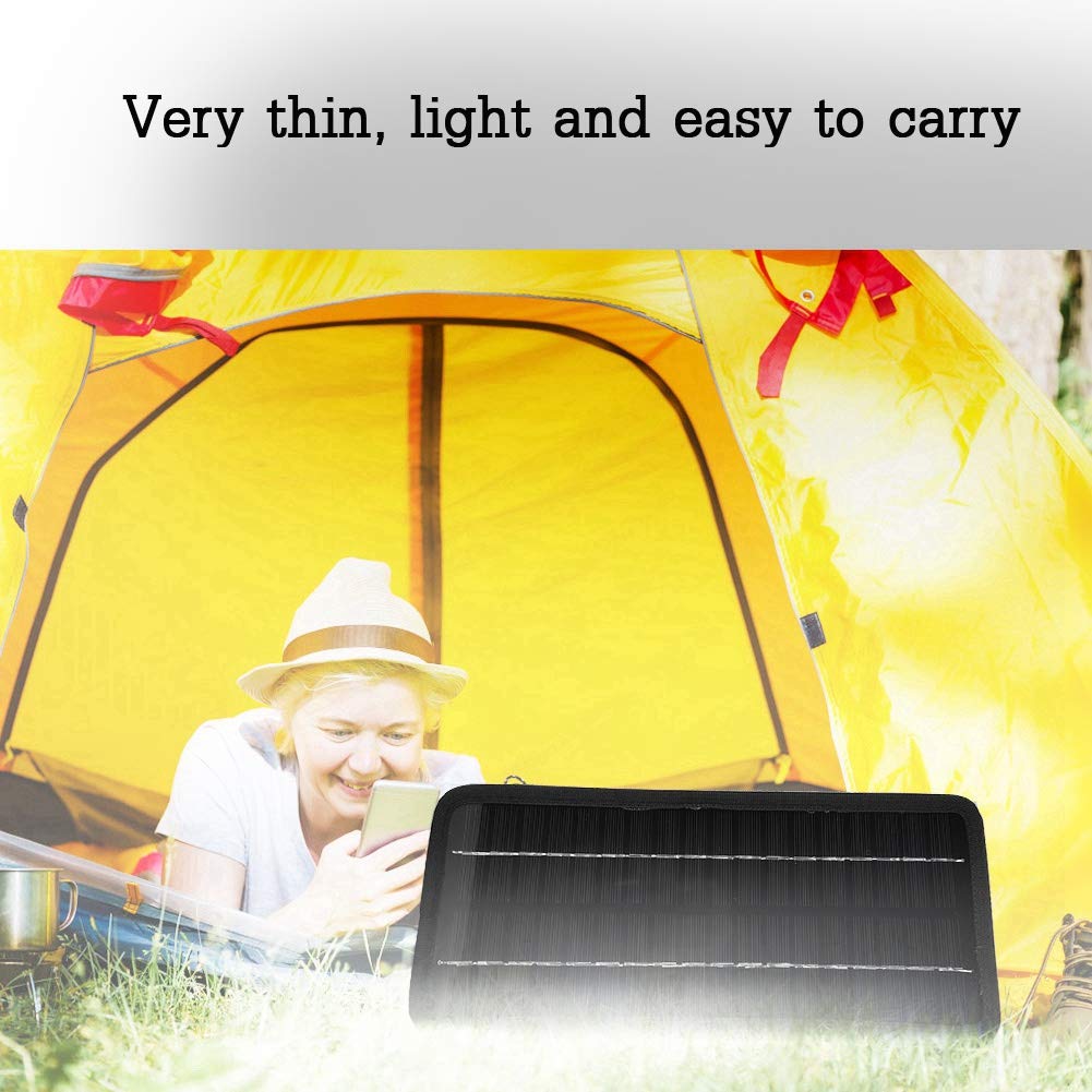 Solar Panel Power Battery Charger, 12V 4.5W, Portable Solar Trickle Charger, Emergency Charging Charger, for Car Battery Laptop Tablets Outdoors