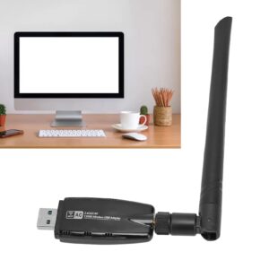 Sanpyl Wireless USB WiFi Adapter for PC, Dual Band USB3.0 Network Adapter, 2.4GHz 5.8GHz High Speed Dongle, for Desktop Computer