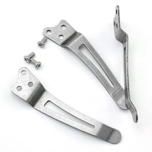 Echeson Stainless steel back clip pocket clip knife DIY modified piece knife clip