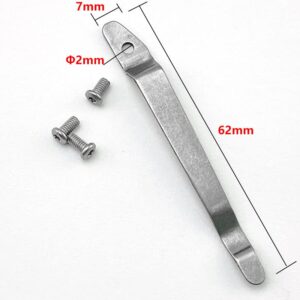 Echeson Pocket Clip Knife DIY Parts Back Clip