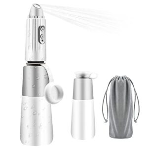 portable bidet - llest electric rechargeable mini handheld travel bidet sprayer with travel bag and usb cable for personal hygiene cleaning | women and men | baby & postpartum essentials(grey)
