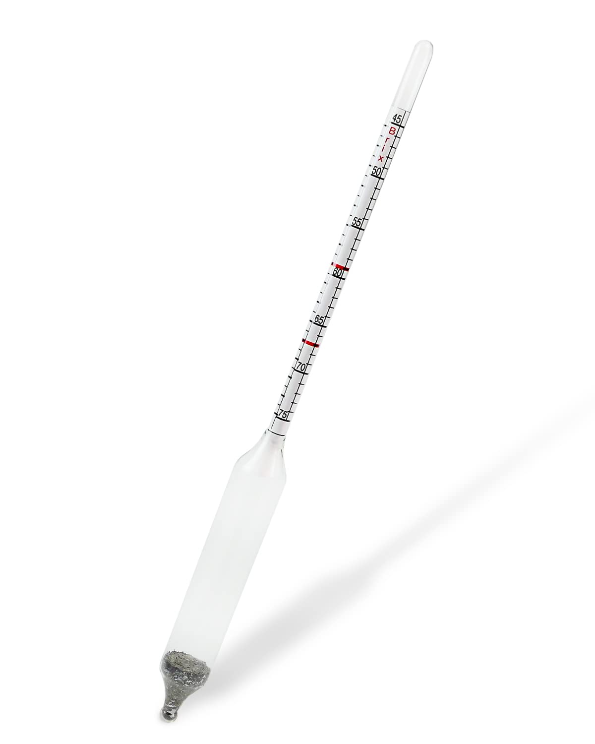 ULXIOM Maple Syrup Hydrometer, Baume and Brix Scale for Measure Sugar and Moisture Content (Density) of Boiled Sap