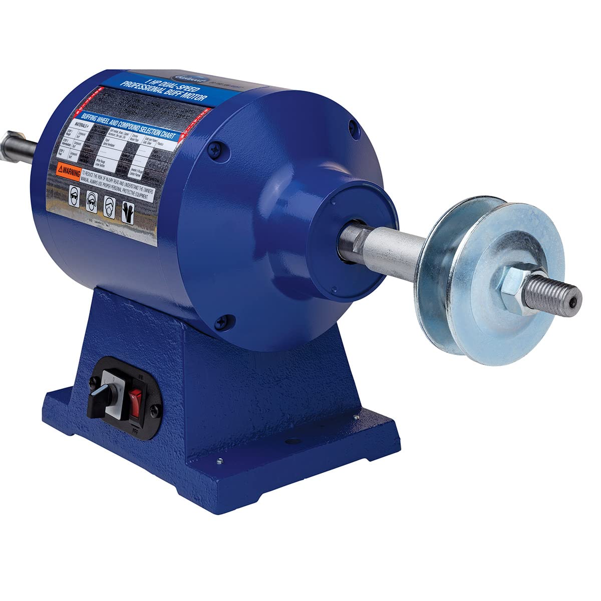 Eastwood 1 HP Buff Motor Dual Speed 1720/3400rpm Buffing and Polishing Metal