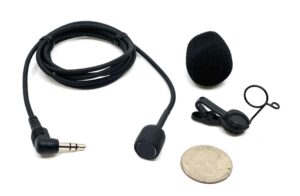 sound professionals ultra-high sensitivity mic with 39" cable for court reporters for writers, computer mic inputs and digital recorders (includes clip and windscreen) - made in usa