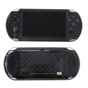 (Black) 5.1'' 8GB Retro Handheld Game Console Portable Video Game Support 10 Simulators