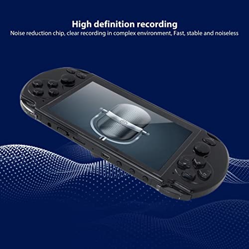 (Black) 5.1'' 8GB Retro Handheld Game Console Portable Video Game Support MP3 Music, MP4 Movie Stopwatch