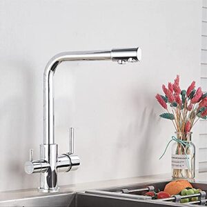 purified faucet chrome kitchen faucets dual handle kitchen faucet purification water drinking water tap kitchen mixer tap
