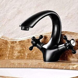 Kitchen Sink Taps Faucet Volcanic Black Single Handle Spout Kitchen Sink,304 Stainless Steel Mixer Taps with Solid Brass(Color:A)
