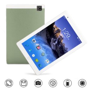 EBTOOLS 8 Inch Tablet, 4GB RAM 64GB ROM, Maximum Support 128G TF Card, 1920x1200 IPS HD Calling Tablet, Type C, for Android 10.0, 100 to 240V, Green